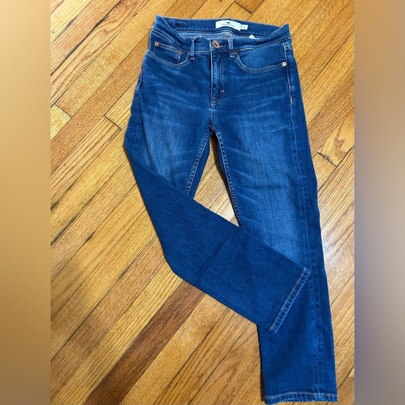 Vineyard Vines Jeans Womens Size 26 Blue High Rise Straight Stretch Denim Ankle - Picture 1 of 10